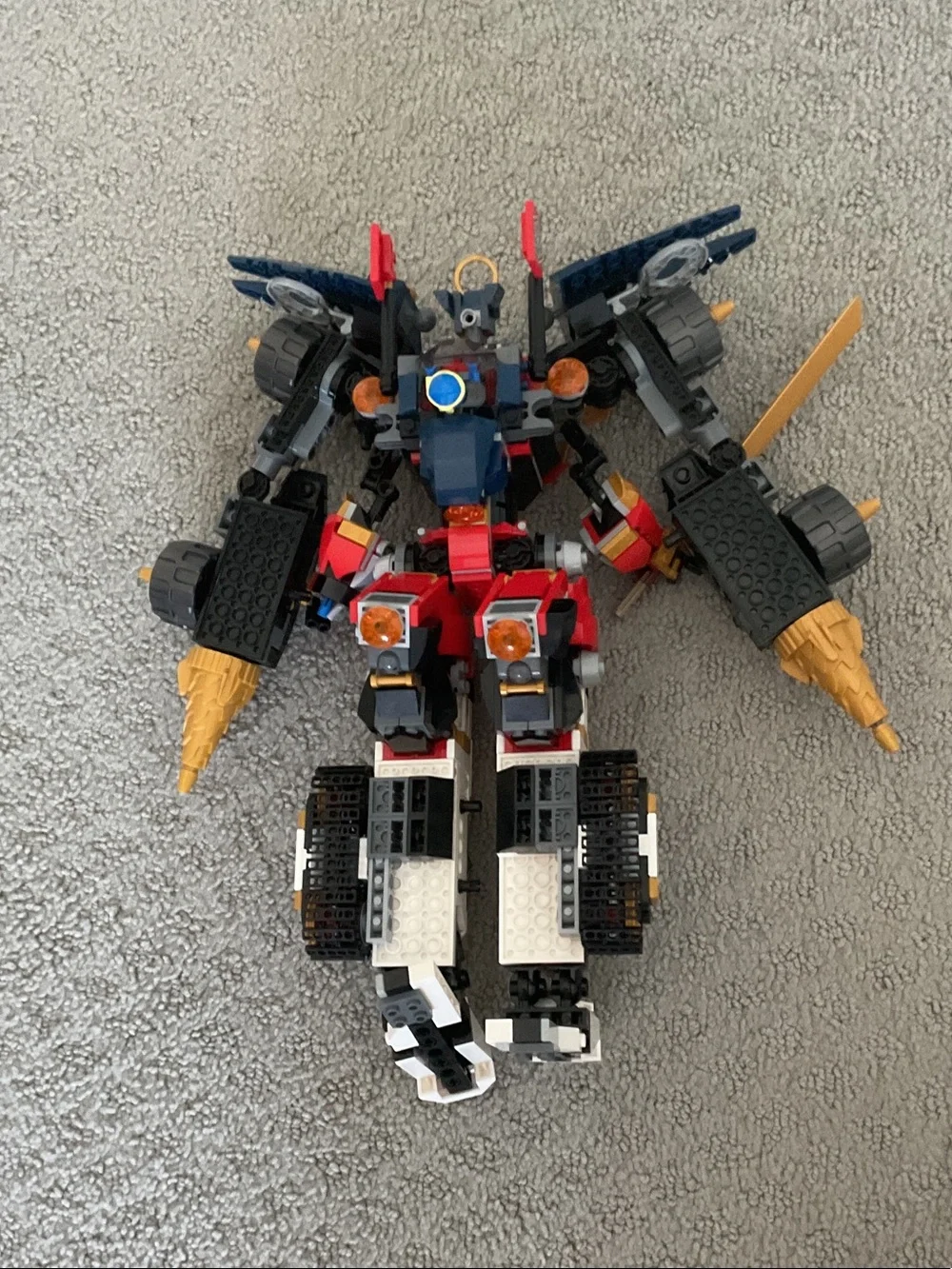 Lego Ninjago Red, White, Black & Gold Mech